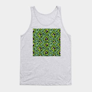 Snakeskin Pattern (Green) Tank Top